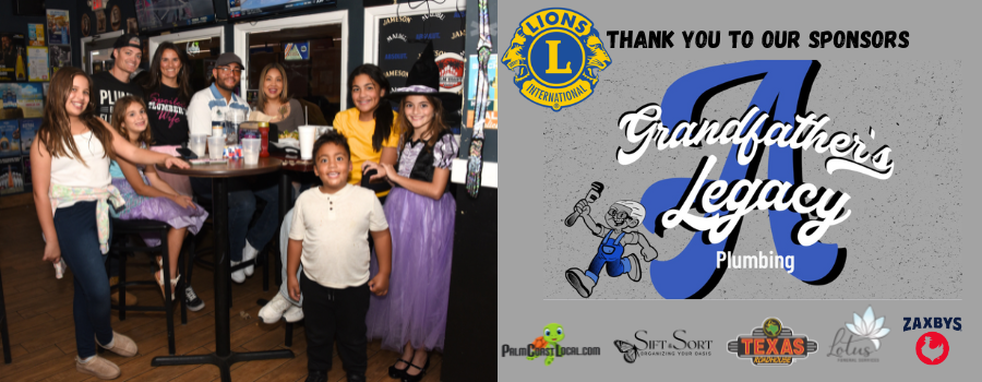 A Grandfather's Legacy Plumbing Music Bingo Sponsor with Thomas Rhor and Family