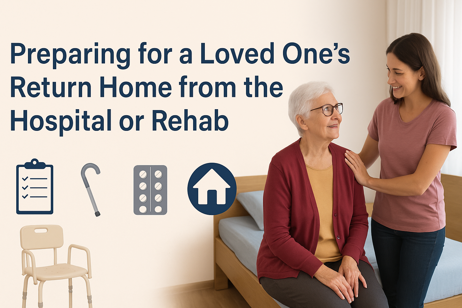 A Guide to Preparing for a Loved One’s Return Home from the Hospital or Rehab 