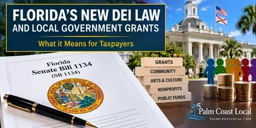 Florida's new DEI law, SB 1134, takes effect January 1, 2027. Learn how it affects local government grants, nonprofit funding, and taxpayer dollars.