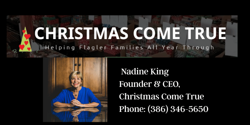 Nadine King and Christmas Come True Unveils Major Initiative in Flagler County, Florida Nadine King and Christmas Come True Unveils Major Initiative in Flagler County, Florida