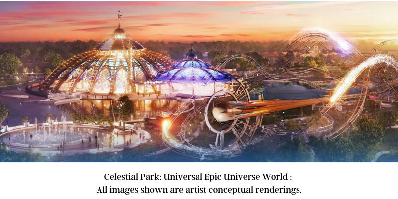 Celestial Park - Universal Epic Universe Theme Park