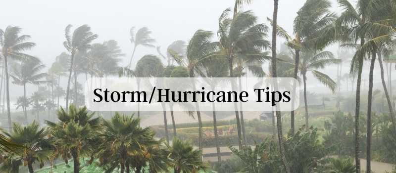 Florida Hurricane Tips for preparing after the hurricane has pasted.