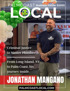Jonathan Mangano with Mangano Plumbing in Palm Coast Florida