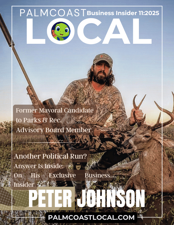 Peter Johnson - Palm Coast Local Business Insider. Cover Image By Peter Johnson Peter Johnson - Palm Coast Local Business Insider