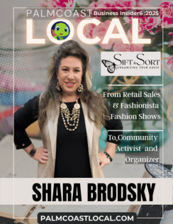 Palm Coast Local Business Insider Cover of Shara Brodsky