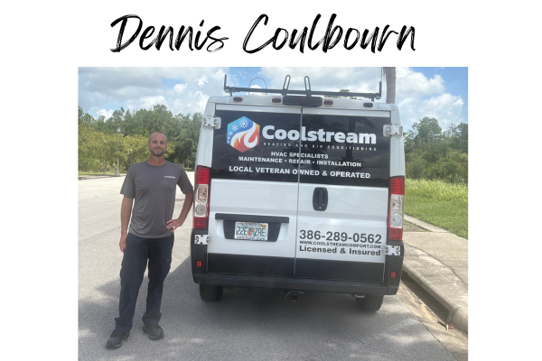 Dennis Coulbourn with Coolstream Air Conditioning and HVAC Service, Repair and Replacement in Palm Coast and Flagler County, Florida. A verified local, licensed business on PalmCoastLocal.com