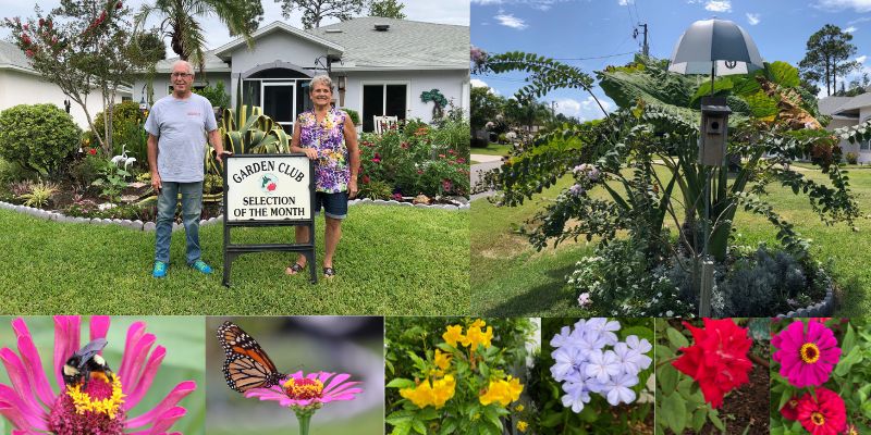 The Garden Club at Palm Coast has recognized Maggie and Mike Marion of Foxhall Ln. as the October 2024 Garden Selection of the Month.