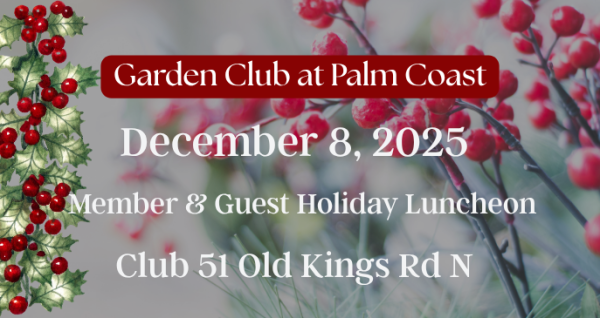 Garden Club Holiday Luncheon - Dec 2025