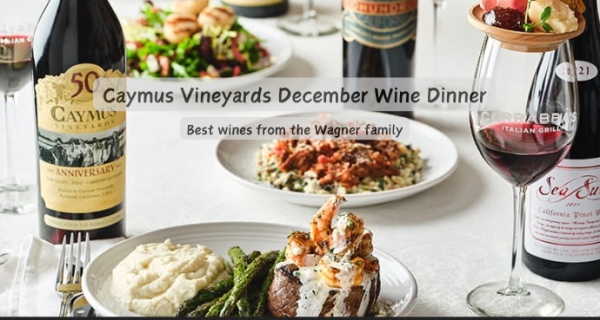 Carrabba's December Wine Dinner Palm Coast