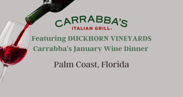 Featuring Duckhorn Vineyards with a 4 course meal.