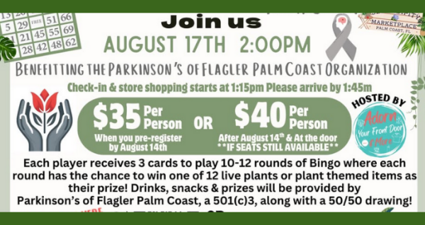 Fundraiser for Parkinson's of Flagler | Palm Coast Local Events