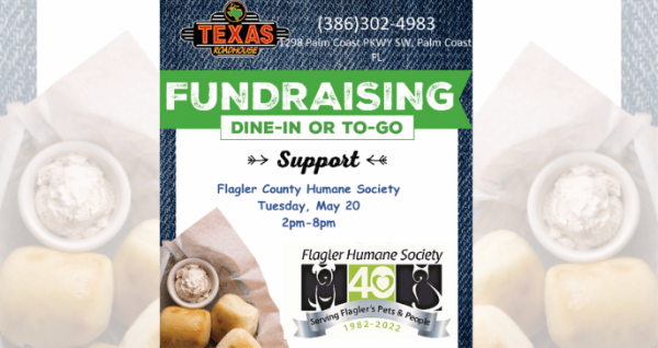 Flagler Humane Society and Texas Roadhouse Fundraiser