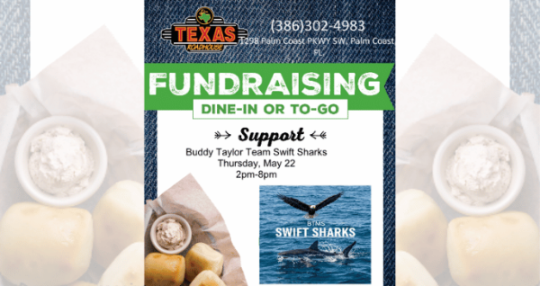 Buddy Taylor Team Swift Shark and Texas Roadhouse Fundraiser
