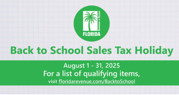 Aug. 1 - 31, 2025 on select approved items | Palm Coast Local Events
