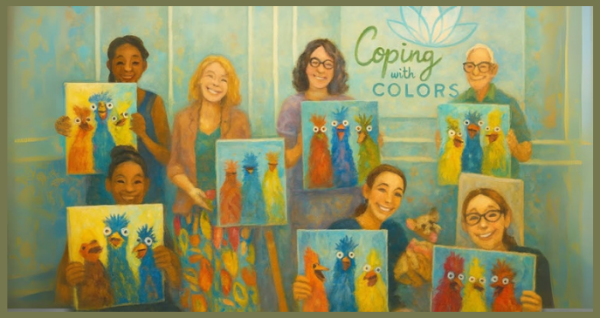 Coping With Colors - Paint on Canvas
