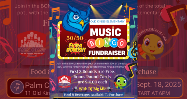 Old Kings Elementary Music Bingo Night