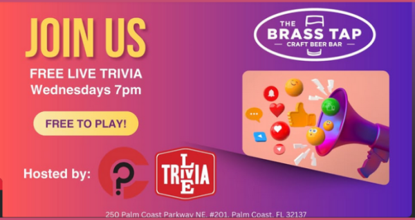 Free Live Trivia at The Brass Tap