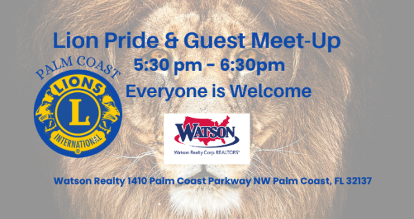 Palm Coast Lions Club Member & Guest Meet-Up