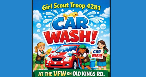 VFW Palm Coast Car Wash Fundraiser Supporting Girl Scout Troop 4281