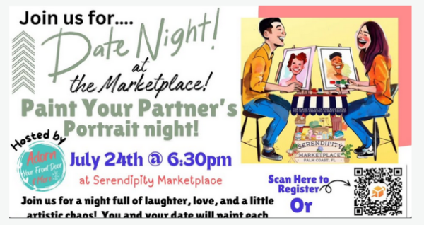 Date Night - Paint Your Partners Potrait