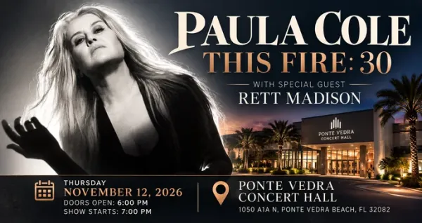 Paula Cole THIS FIRE: 30 with Rett Madison – Ponte Vedra Concert Hall