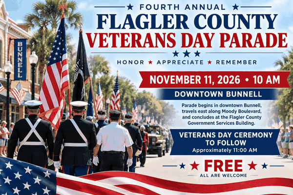 Fourth Annual Flagler County Veterans Day Parade and Ceremony