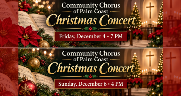 Community Chorus of Palm Coast Christmas Concert — December 6