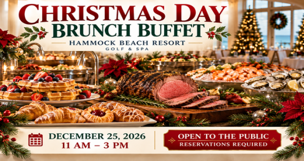Christmas Day Brunch Buffet at Hammock Beach Resort Golf & Spa