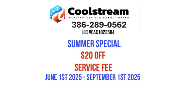 Save 20.00 with Coolstream AC Repair in Palm Coast and Flagler Count. | Palm Coast Local Discount