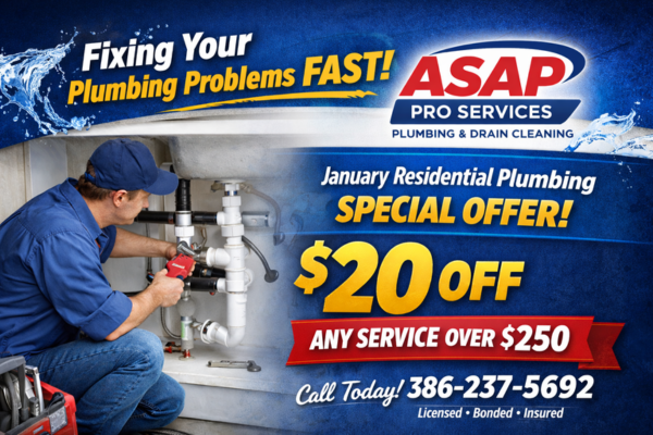 ASAP Plumbing Repair Discount Flagler & Volusia