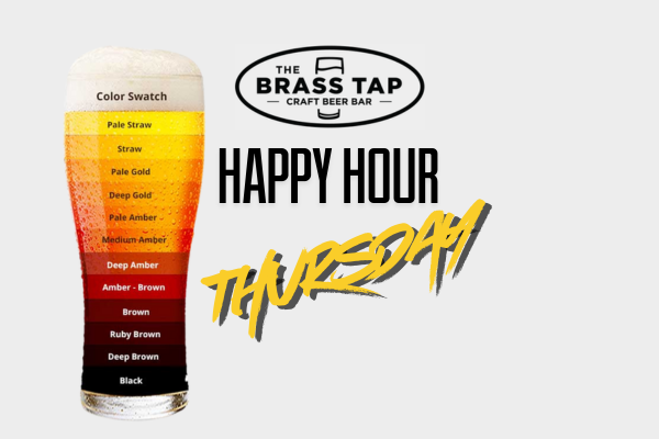 Thursday Happy Hour Drink Specials - The Brass Tap