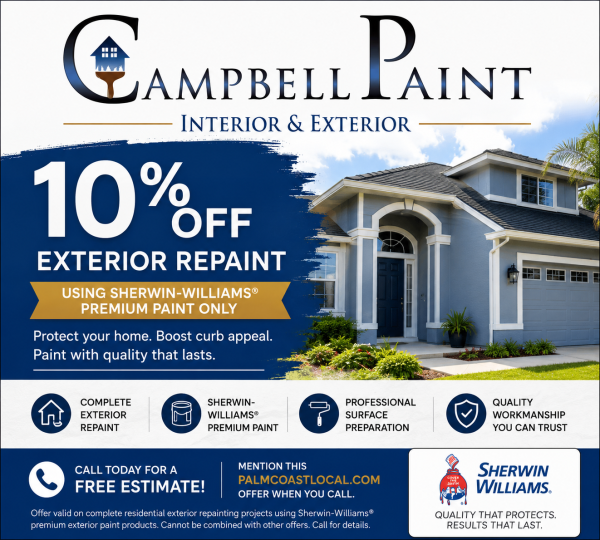 Campbell Paint 10% Off Exterior House Repainting