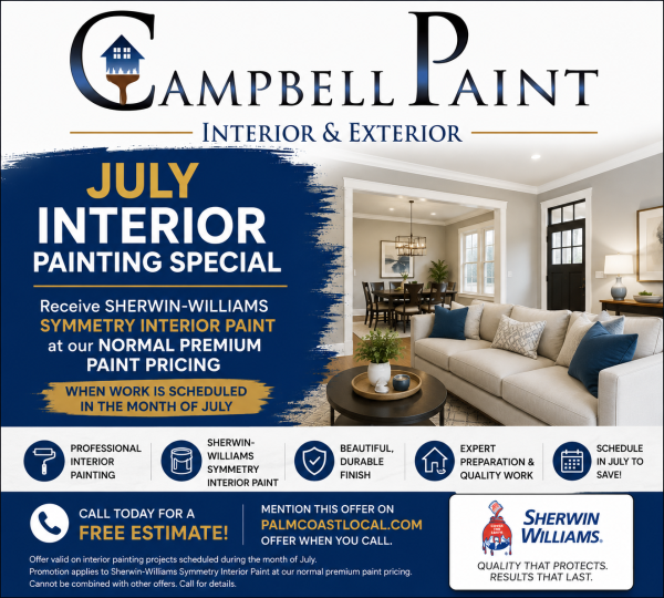 July Interior Paint Upgrade Special