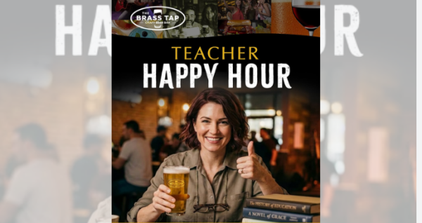 Teacher Appreciation Week 20 Percent Off Discount at The Brass Tap