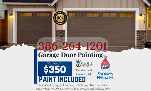 Campbell Paint - Garage Door Painting Offer