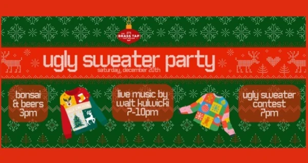 9th Annual Ugly Sweater Party - The Brass Tap Palm Coast