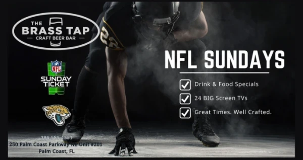 NFL Sundays at The Brass Tap in Palm Coast