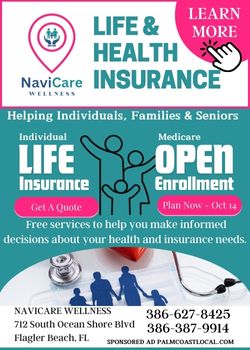 Navicare Wellness Health and Life Insurance Palm Coast and Flagler Beach, Florida